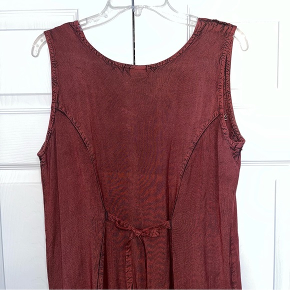 India Boutique free size burgundy jumper dress - Picture 9 of 14